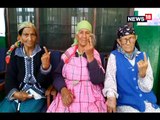 मनाली में 95 वर्षीय भेखी देवी ने डाला मत, दूल्हों ने भी डाले वोट