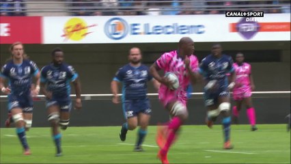 Montpellier / Stade Français : L'essai de Macalou face à Montpellier