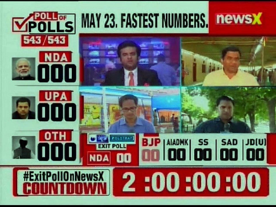 Exit Polls on NewsX, Lok Sabha Elections 2019: What are your numbers?