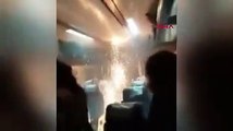 Şili'de yolcu treninde patlama sonrası yangın çıktı