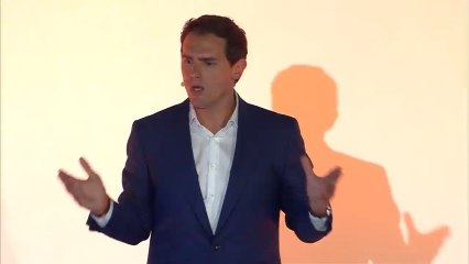Albert Rivera (Cs), en Zaragoza.