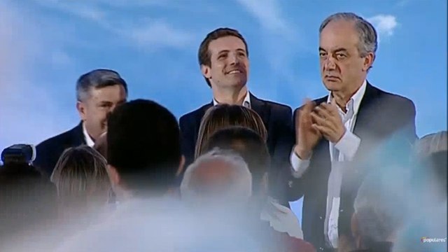 Pablo Casado participa en un acto político en Galicia