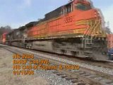 BNSF Is Back!! Leading NS #204, Crew puts on a Show!!
