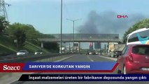 Sarıyer’de korkutan yangın