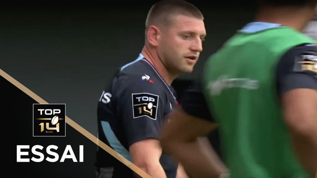 TOP 14 - Essai Finn RUSSELL (R92) - Perpignan - Racing 92 - J25 - Saison 2018/2019