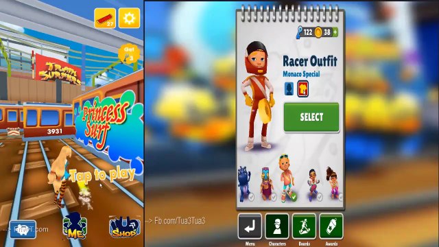 Princess Subway Surf Run vs Subway Surfers Hawaii - Juegos Friv