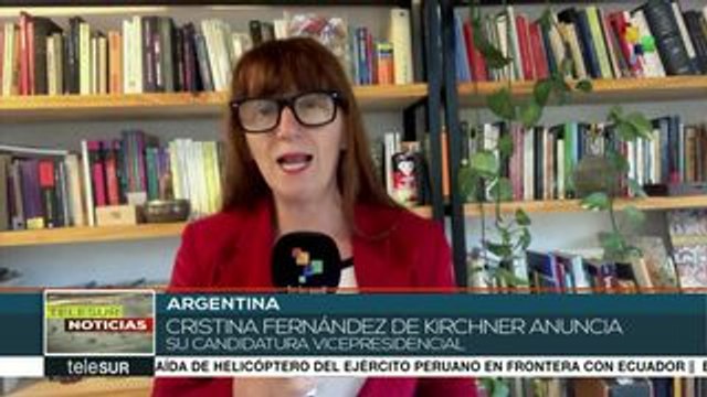 Argentina: Mauricio Macri condena candidatura de Cristina Fernández