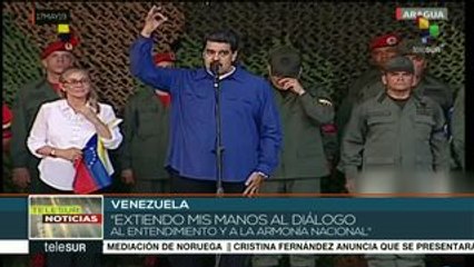 Venezuela: encabeza Nicolás Maduro marcha militar en Aragua