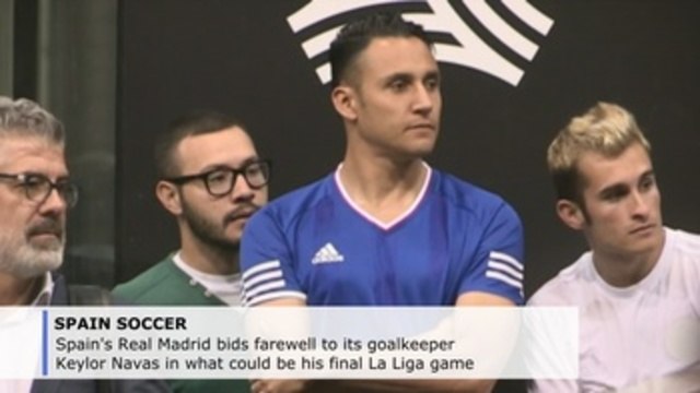 Real Madrid bids farewell to Keylor Navas in final La Liga game
