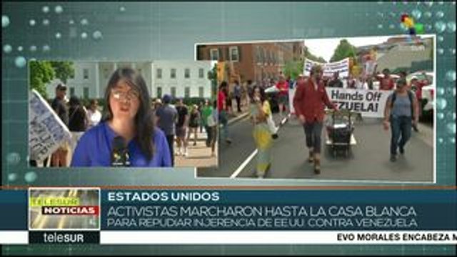 teleSUR Noticias: Repudian injerencia del Gob. de EEUU contra Vzla