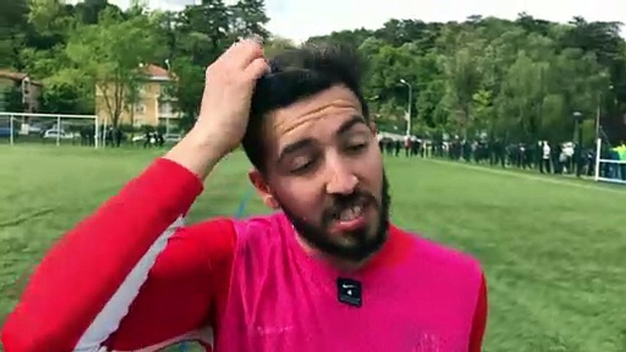 Coupe du Rhône (1/4 de finale) – Byllel BENTAHAR réagit après la qualification du FC LYON à l’O. RILLIEUX