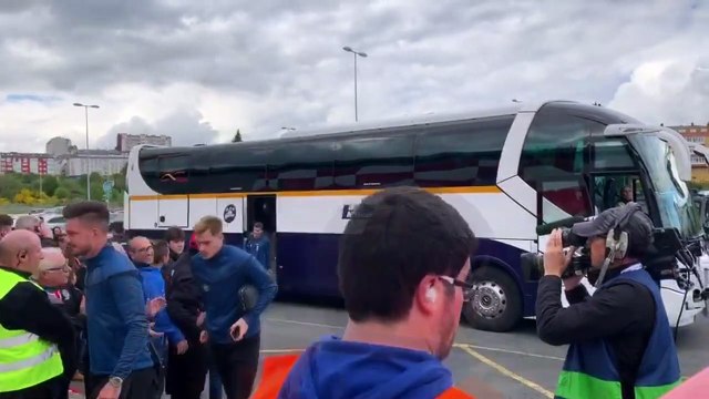 Lugo - Deportivo de la Coruña: Llegada del Lugo