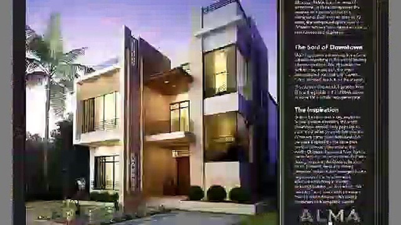 توين هاوس في كمبوند ألما مدينة الشيخ زايد  مساحة المبنى  270 متر مر