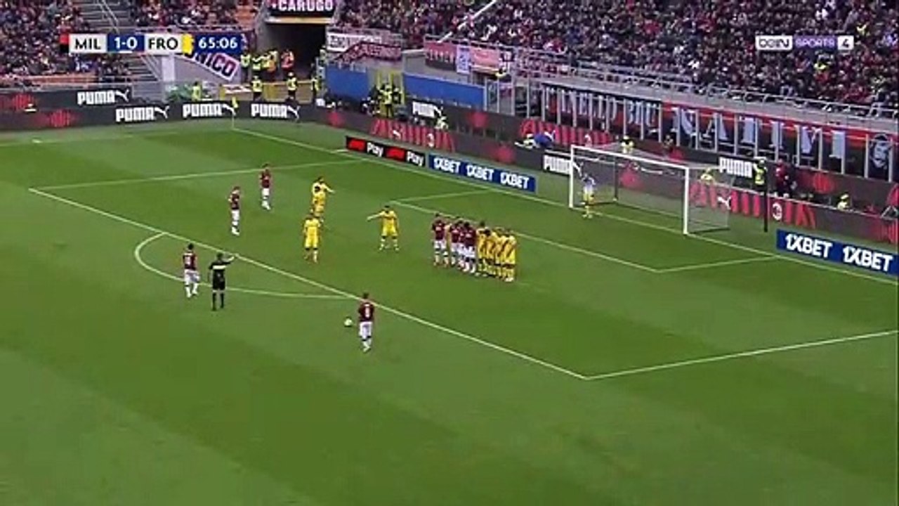 Suso's fantastic free kick goal againts Frosinone
