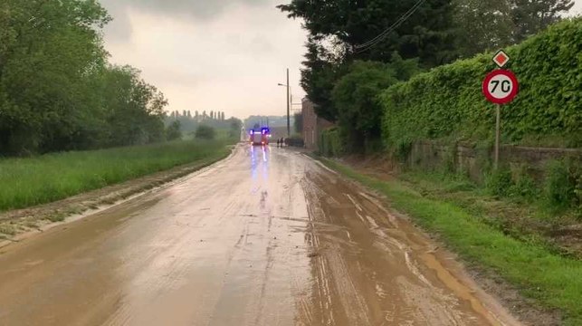 Héron : inondations impressionnantes suite aux intempéries