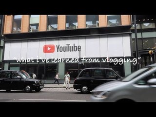 what i've learned from vlogging