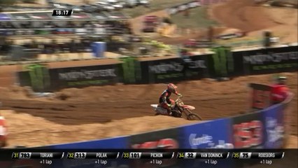 Iker Larranaga Crash - MX2 Race 1 - MXGP of Portugal 2019