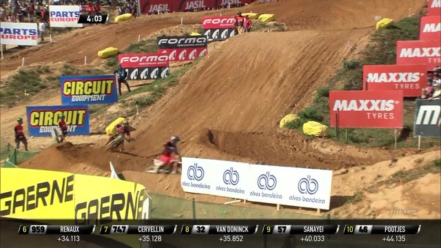 Jacobi passes Evans - MX2 Race 2 - MXGP of Portugal 2019