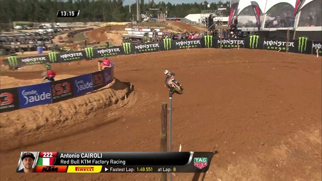 Antonio Cairoli Crash - MXGP Race 2 - MXGP of Portugal 2019