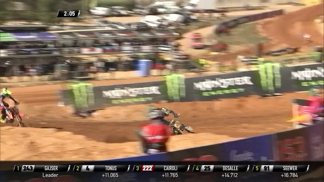 Antonio Cairoli passes Arnaud Tonus - MXGP Race 2 - MXGP of Portugal 2019