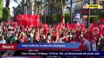 19 Mayıs coşkusu tüm yurdu böyle sardı