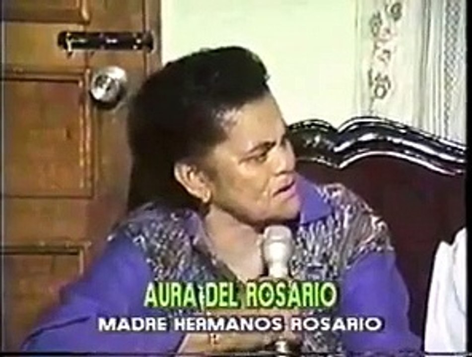 Doña Aura Y Don Ramón los padres de Los Hermanos Rosario, en una entrevista inédita Los 80s