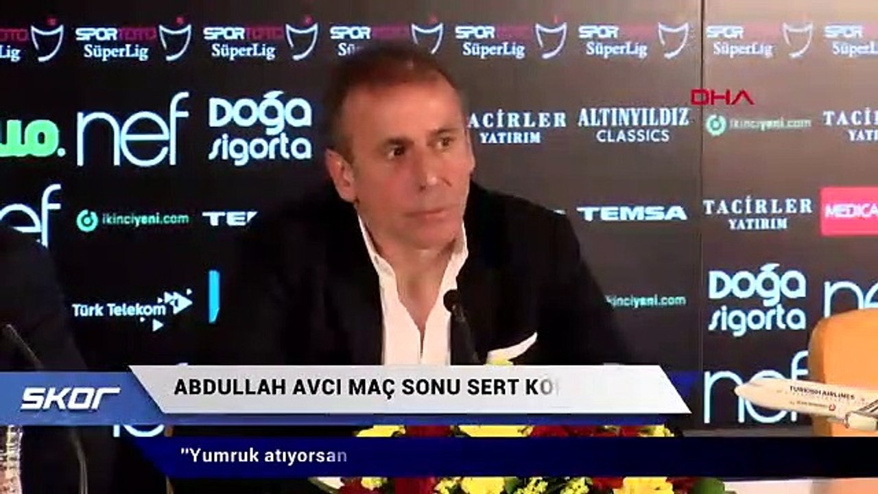 Abdullah Avcı: ''Yumruk atıyorsan devam edersin, kaçmazsın''