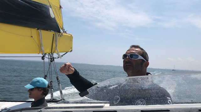 Première sortie officielle d’Actual Leader, nouvel Ultim d’Yves Le Blevec