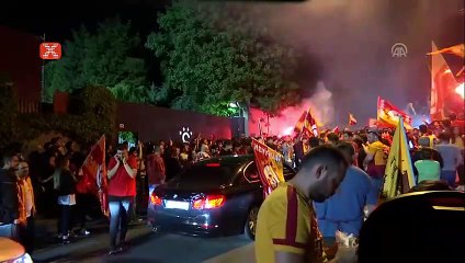 Florya'da şampiyonluk kutlamaları