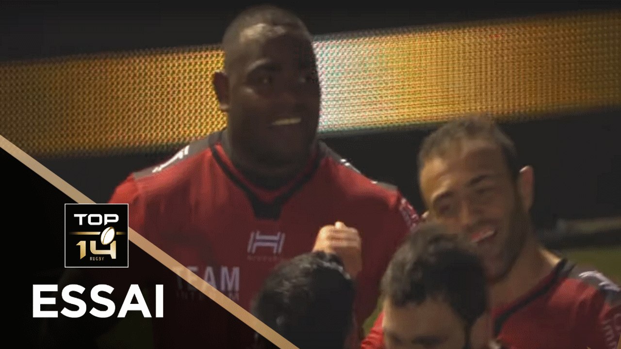 TOP 14 - Essai Filipo NAKOSI (RCT) - Toulon - Clermont - J25 - Saison 2018/2019