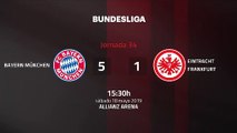 Resumen partido entre Bayern München y Eintracht Frankfurt Jornada 34 Bundesliga