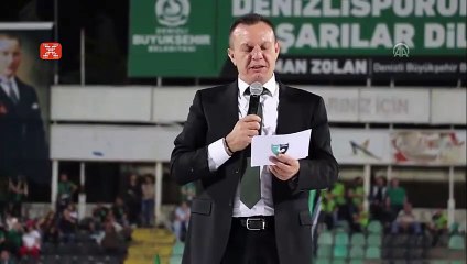 Denizli şampiyonluk kupasını kaldırdı