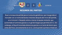 Resumen partido entre Rayo B y Getafe B Jornada 38 Tercera División