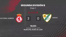 Resumen partido entre Cultural Leonesa y Coruxo Jornada 38 Segunda División B