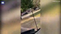فيديو: لقطات تحبس الأنفاس لرجل معلق بنافذة سيارة تقودها امرأة