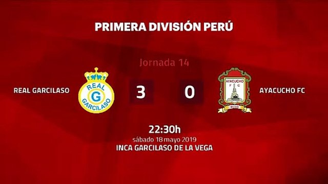 Resumen partido entre Real Garcilaso y Ayacucho FC Jornada 14 Apertura Perú - Liga 1