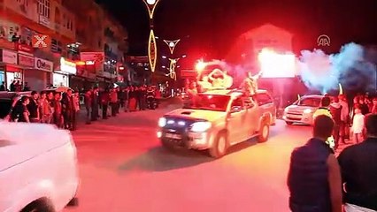 Hakkari'de şampiyonluk kutlamaları