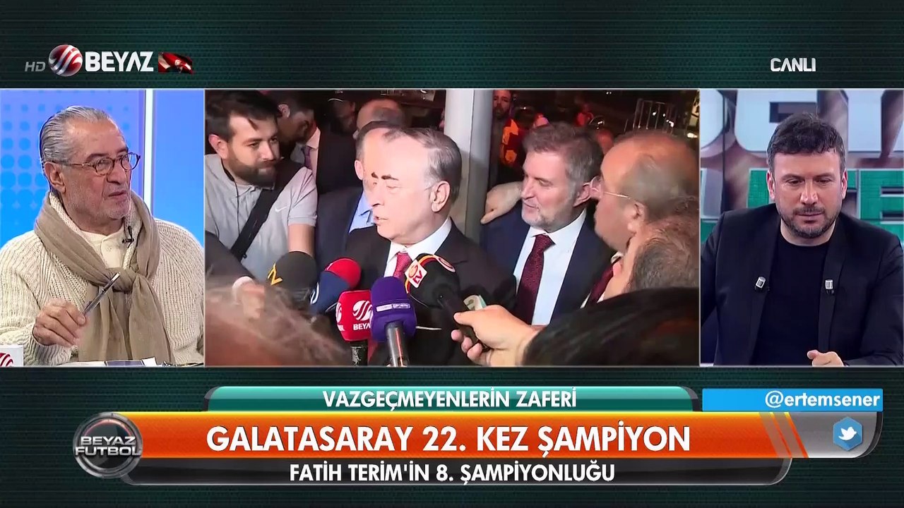 Mustafa Cengiz'in şampiyonluk konuşması