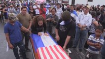 Entre dolor y clamor de justicia familiares despiden a opositor muerto en Nicaragua