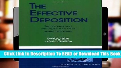 Full E-book  The Effective Deposition  Best Sellers Rank : #2