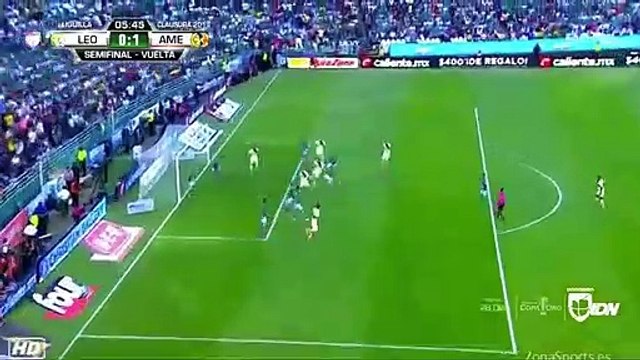 Bruno Valdez Goal - Club Leon vs Club America 0-1