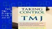 Taking Control Of TMJ: Your Total Wellness Program for Recovering from Temporomandibular Joint