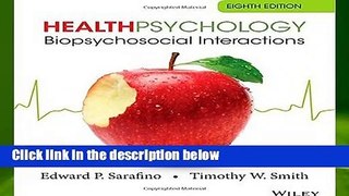 Full version  Health Psychology: Biopsychosocial Interactions Complete