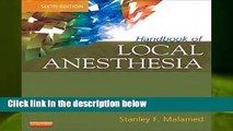 Full E-book  Handbook of Local Anesthesia, 6e  Best Sellers Rank : #5