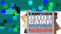 Full E-book  Campaign Bootcamp (Campaign Boot Camp: Basic Training for Candidates, Staffers,)