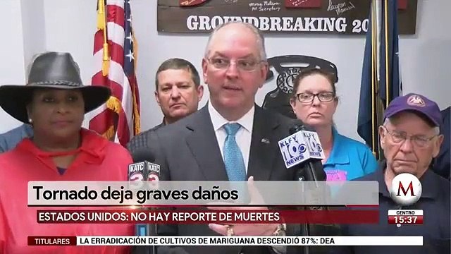 Tornado deja graves daños en Estados Unidos