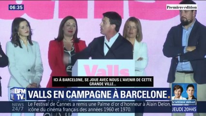 Descargar video: Il est en mauvaise position dans les sondages, mais Manuel Valls accélère sa campagne pour la mairie de Barcelone