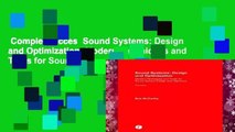 Complete acces  Sound Systems: Design and Optimization: Modern Techniques and Tools for Sound