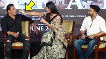 Salman Khan Gets EMBARASSED & BLUSH when Katrina Kaif Touches Him In Public