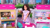 Barbie Ambulance Care Clinic Car with Hello Kitty Rement  Dollhouse Miniatures